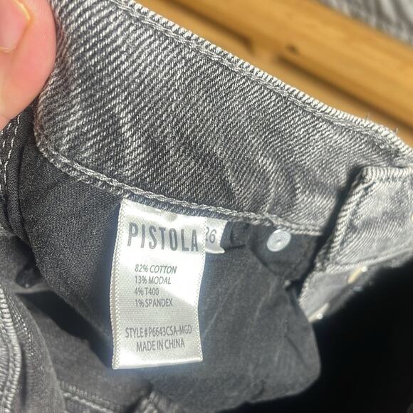 New! Pistola Cara High Rise Vintage Skinny Misguided Button Up Jeans Women's 26 - Picture 14 of 14
